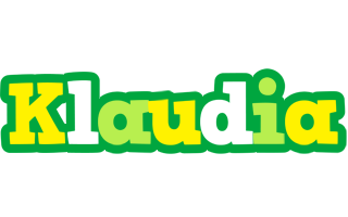 Klaudia soccer logo