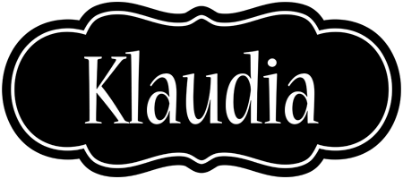 Klaudia welcome logo