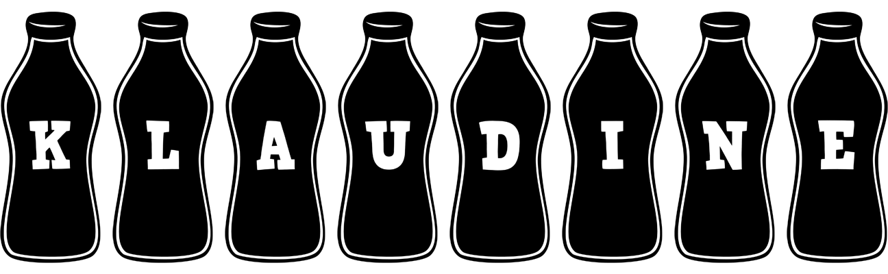 Klaudine bottle logo