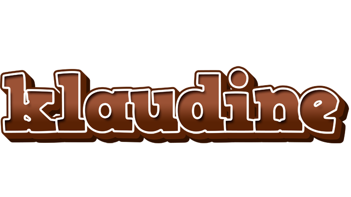 Klaudine brownie logo