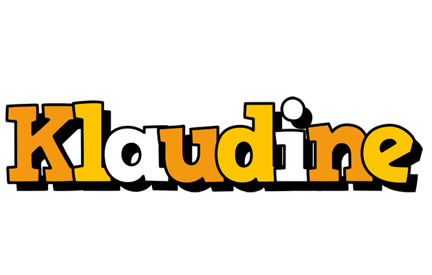 Klaudine cartoon logo