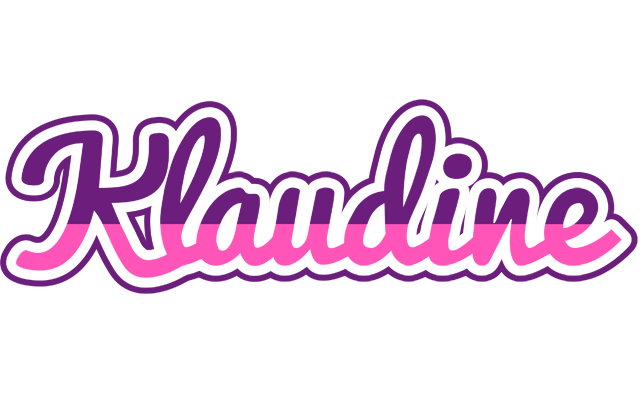 Klaudine cheerful logo