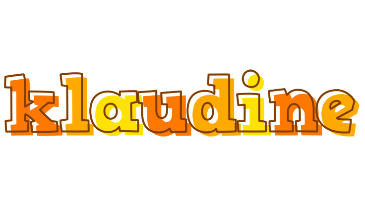 Klaudine desert logo