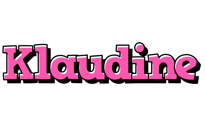 Klaudine girlish logo