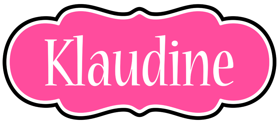 Klaudine invitation logo