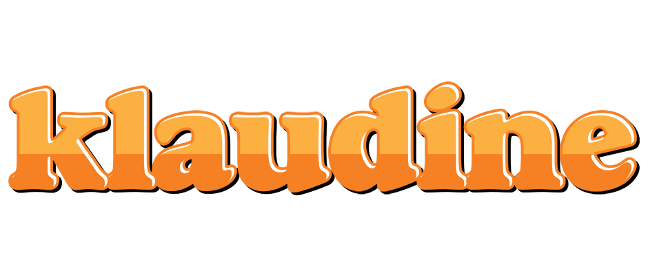 Klaudine orange logo