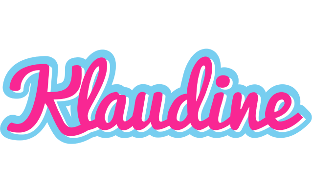 Klaudine popstar logo