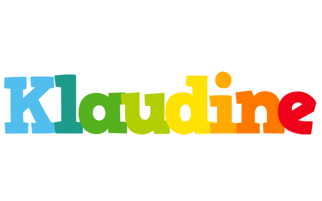 Klaudine rainbows logo