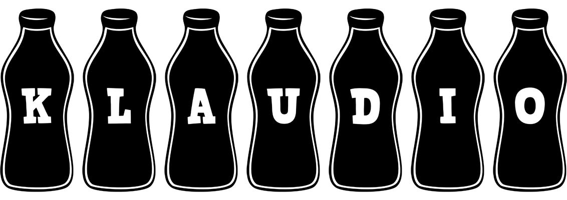 Klaudio bottle logo