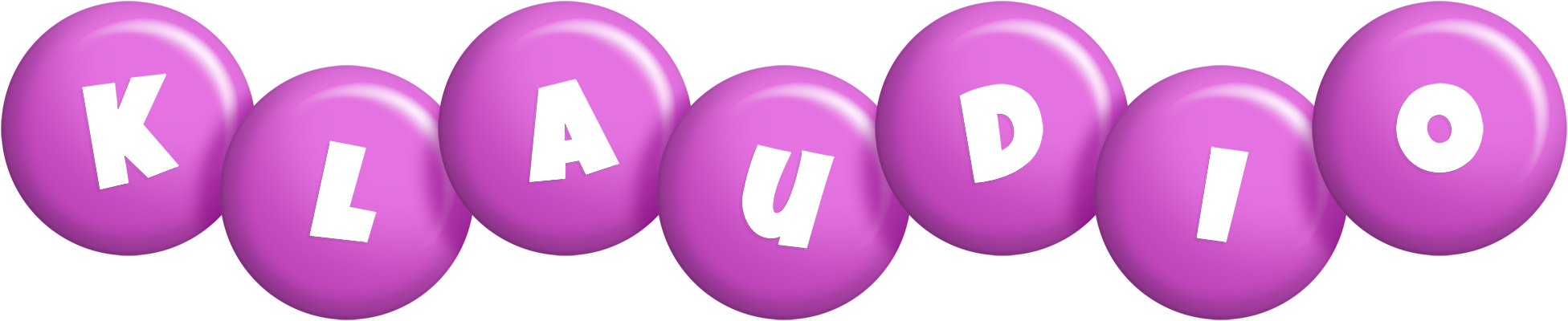 Klaudio candy-purple logo