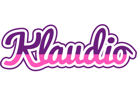Klaudio cheerful logo