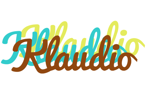 Klaudio cupcake logo