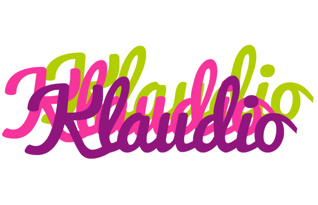 Klaudio flowers logo