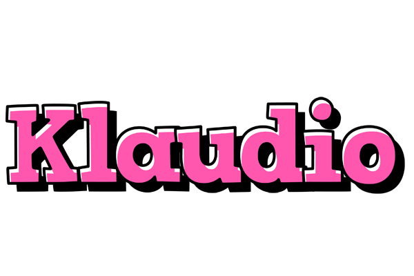 Klaudio girlish logo