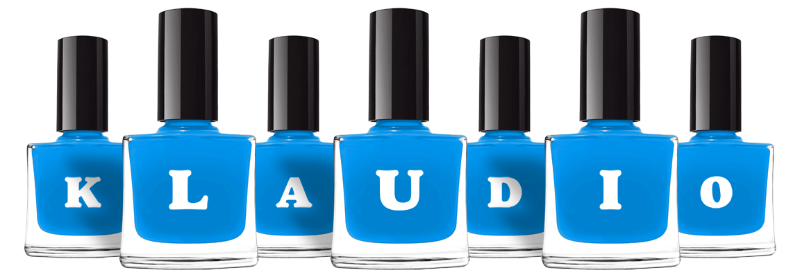 Klaudio glossy logo