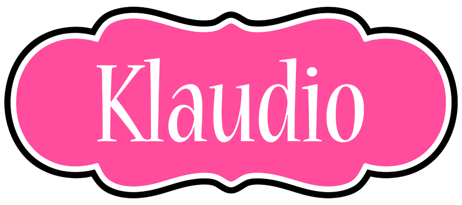 Klaudio invitation logo