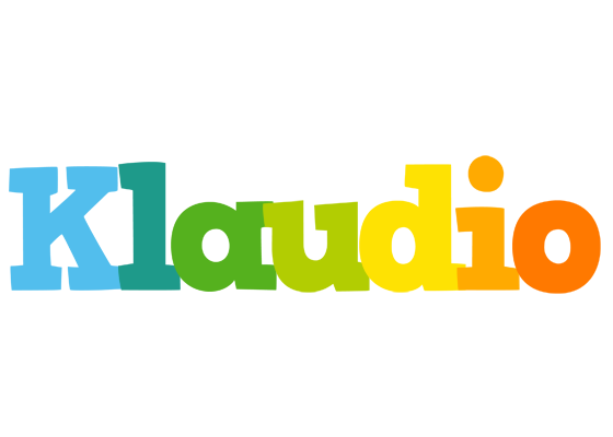 Klaudio rainbows logo