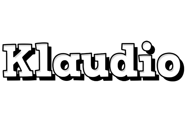 Klaudio snowing logo