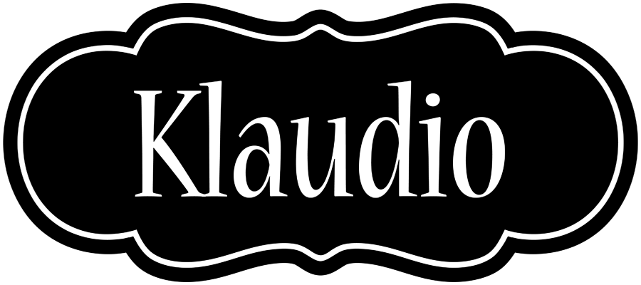 Klaudio welcome logo