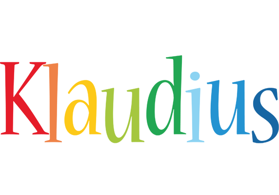 Klaudius birthday logo