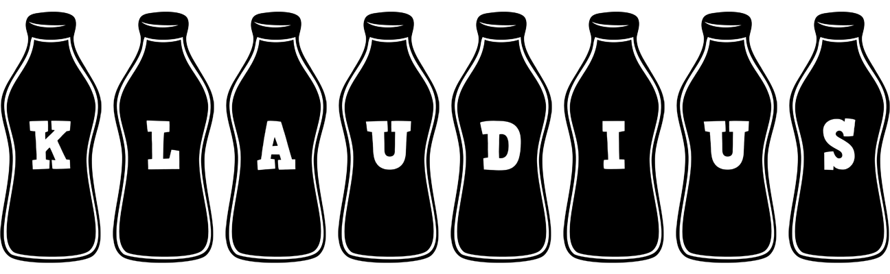 Klaudius bottle logo