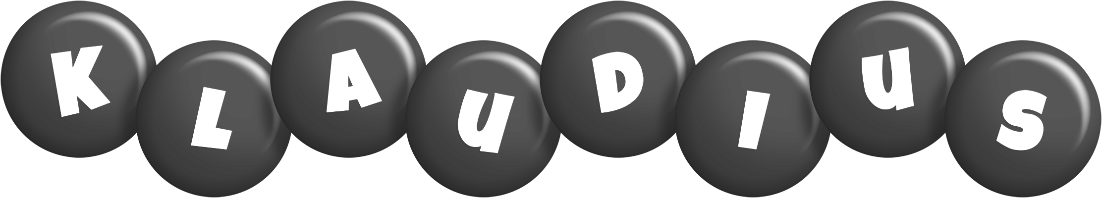 Klaudius candy-black logo