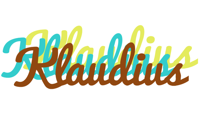 Klaudius cupcake logo