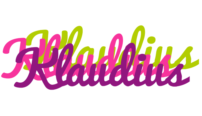 Klaudius flowers logo