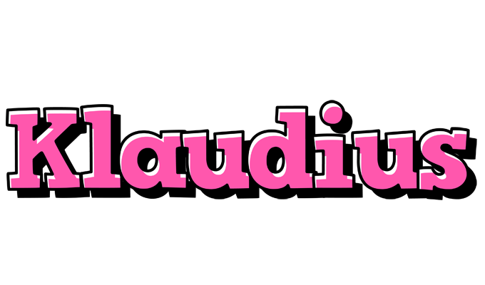 Klaudius girlish logo