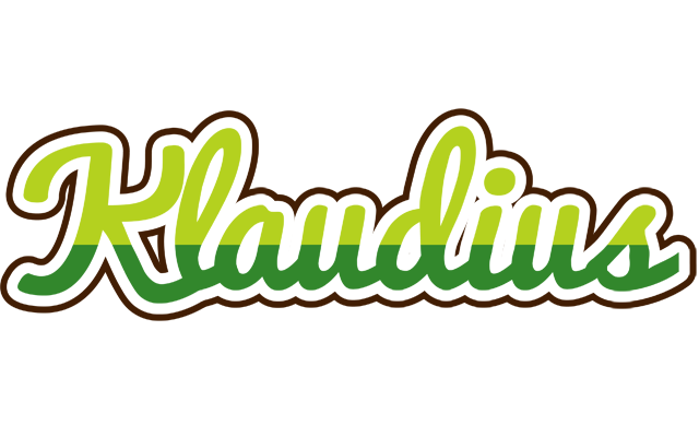 Klaudius golfing logo