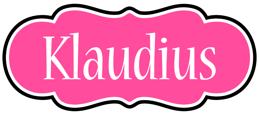 Klaudius invitation logo