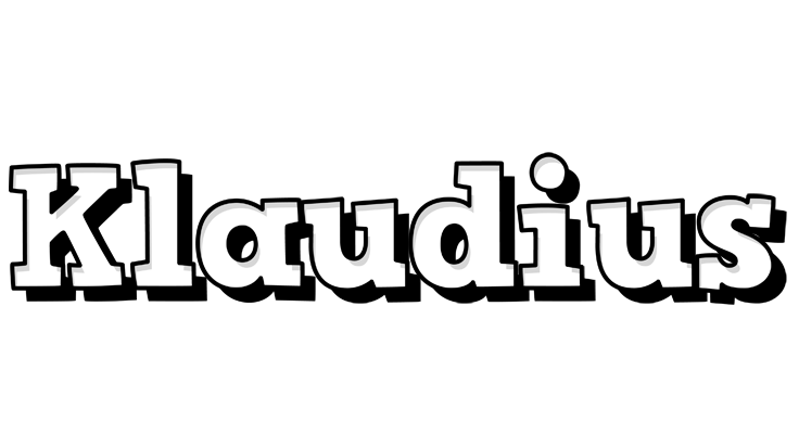 Klaudius snowing logo