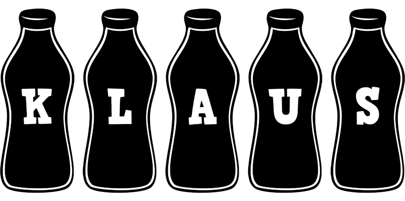 Klaus bottle logo