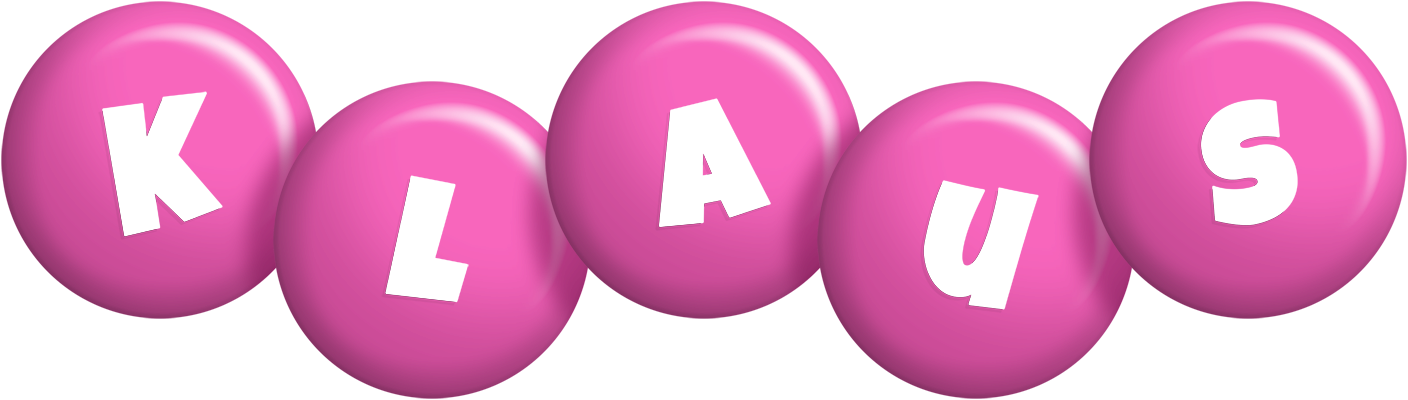 Klaus candy-pink logo