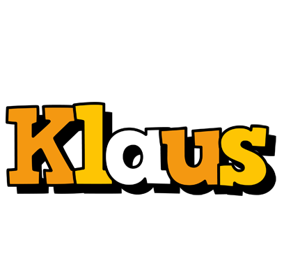 Klaus cartoon logo