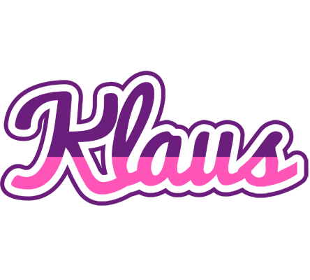 Klaus cheerful logo