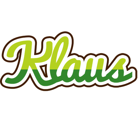 Klaus golfing logo