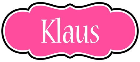 Klaus invitation logo