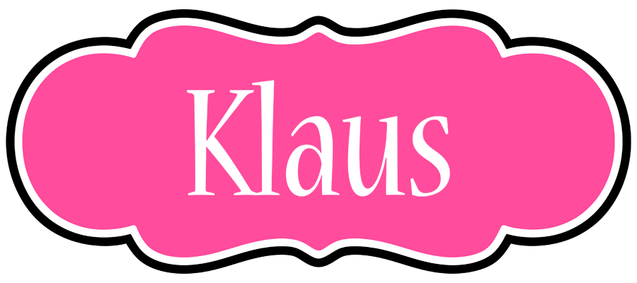 Klaus invitation logo