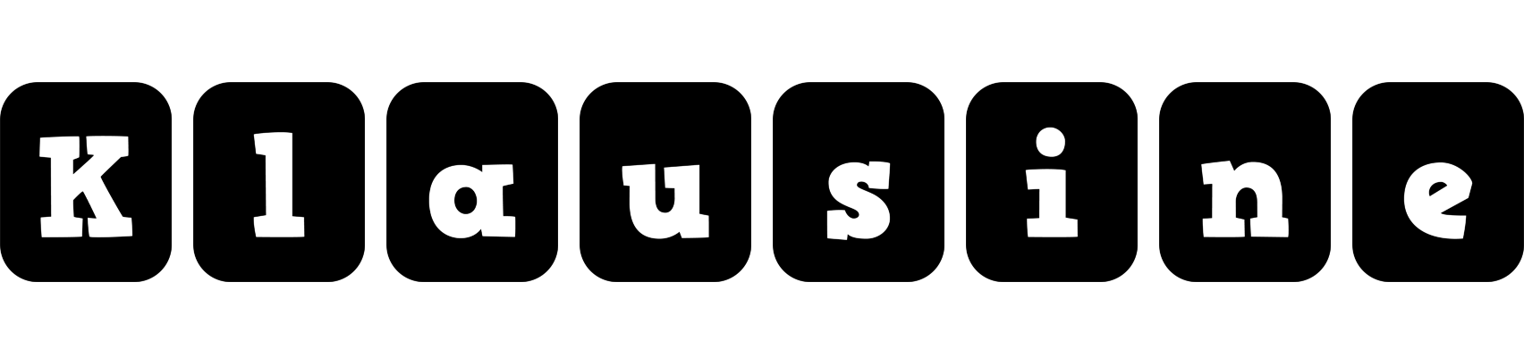 Klausine box logo