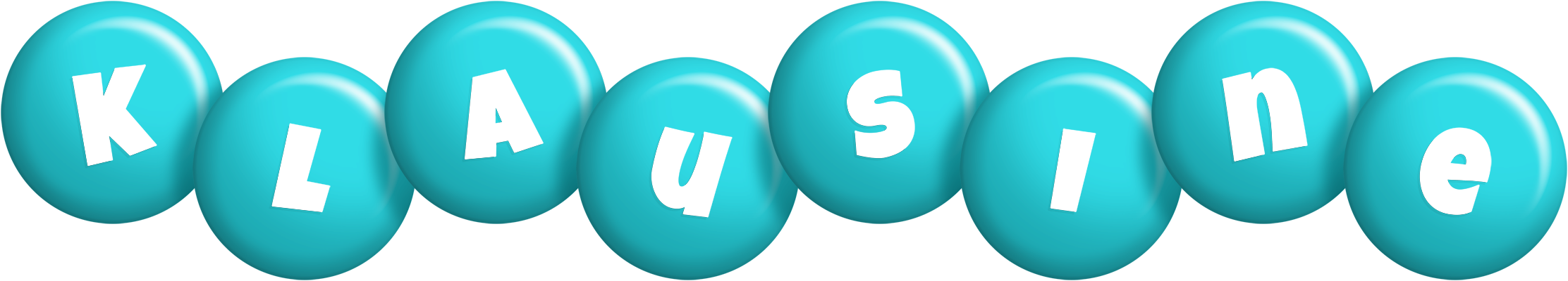 Klausine candy-azur logo