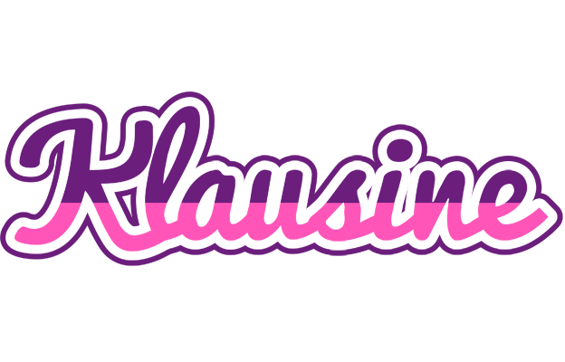 Klausine cheerful logo