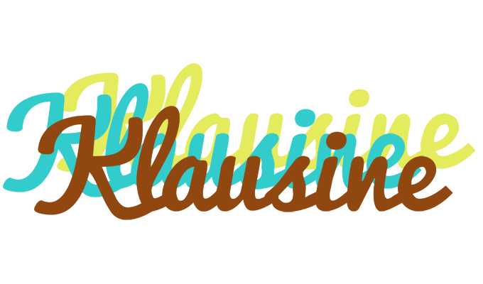 Klausine cupcake logo