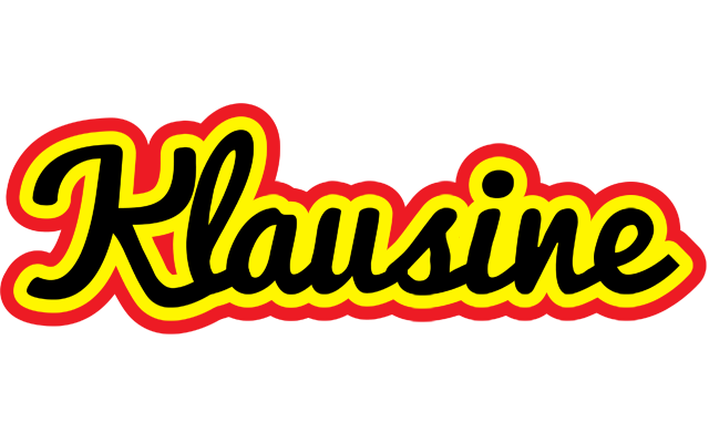 Klausine flaming logo