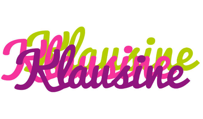 Klausine flowers logo