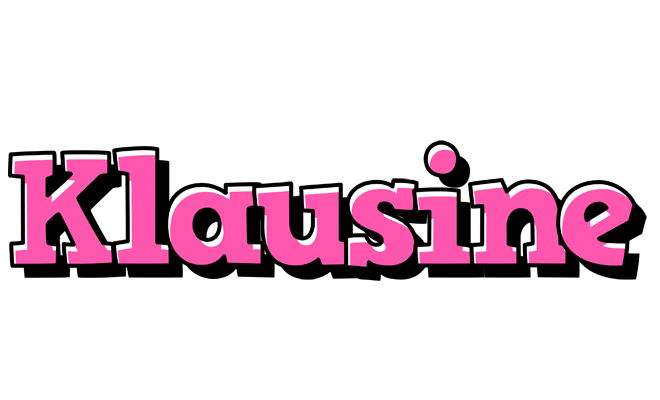 Klausine girlish logo