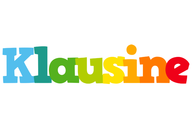 Klausine rainbows logo