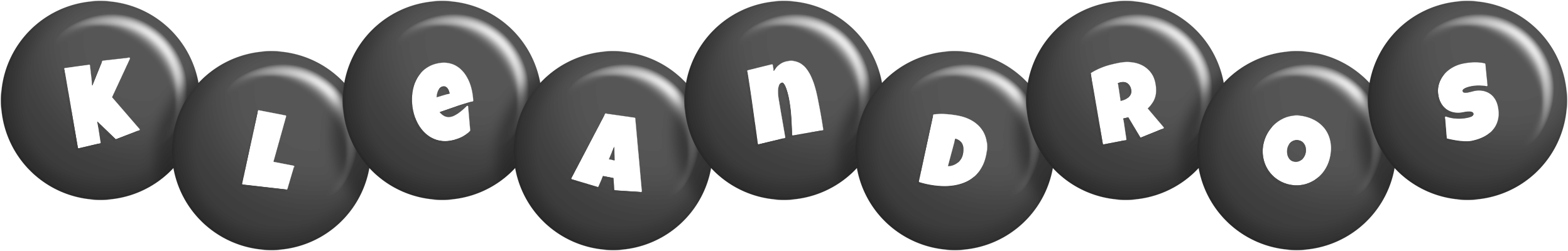 Kleandros candy-black logo