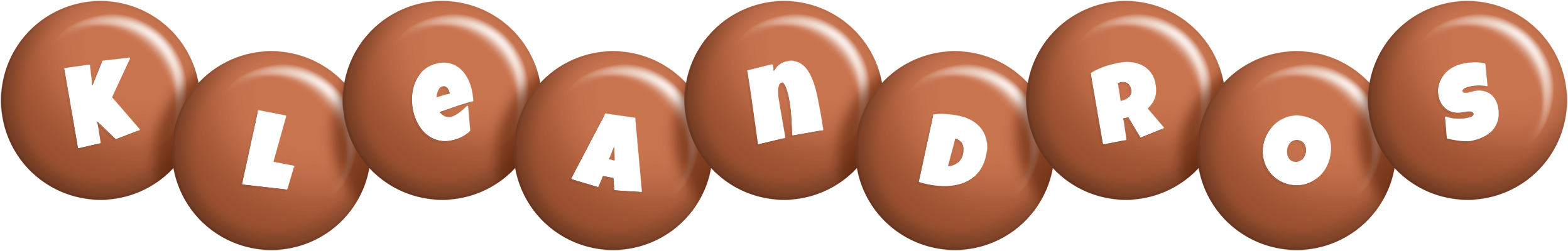 Kleandros candy-brown logo