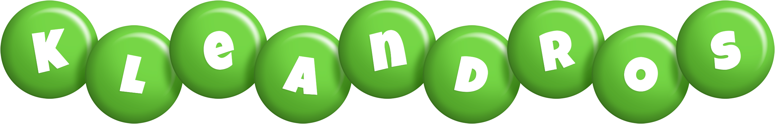 Kleandros candy-green logo